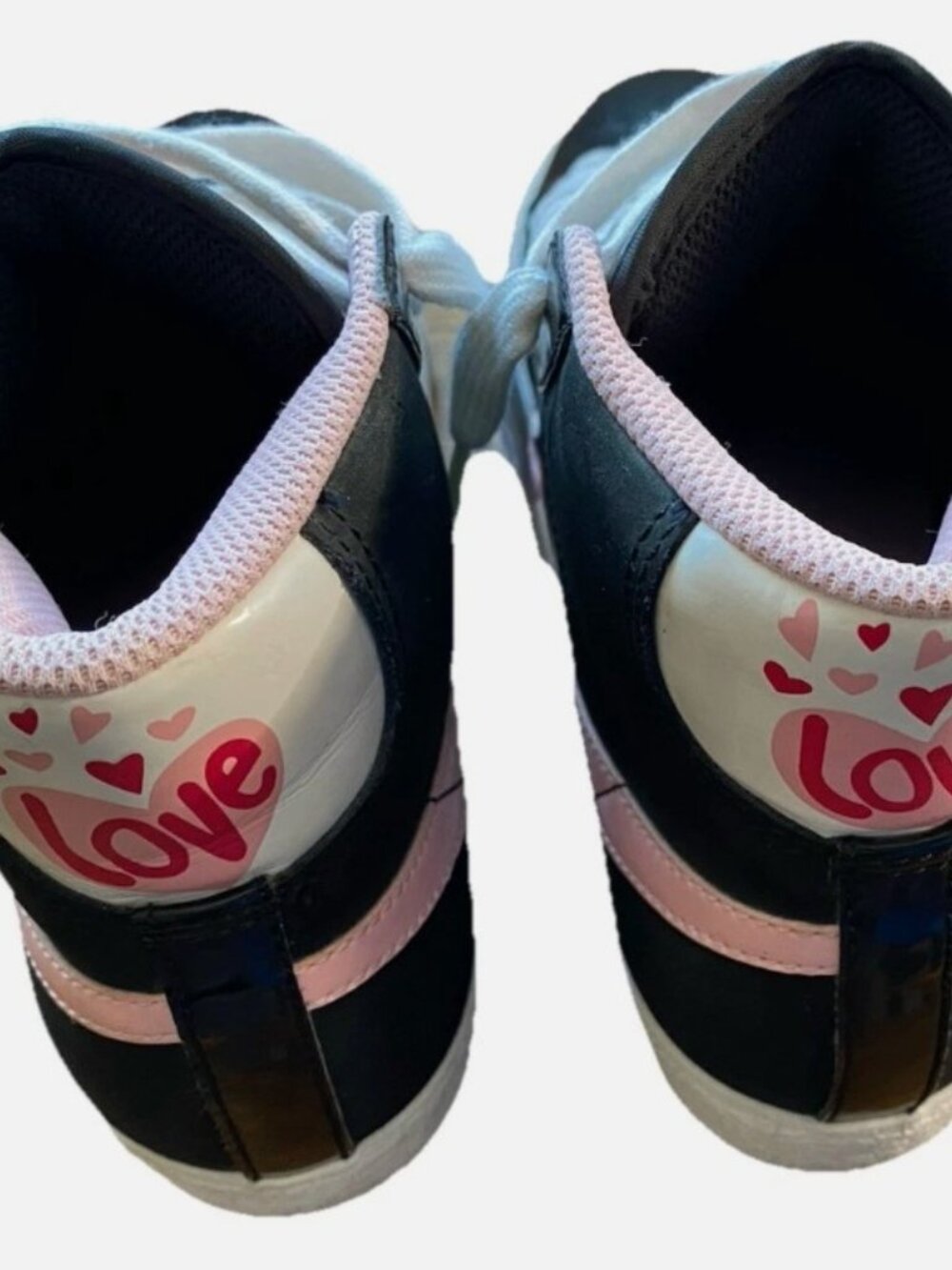 Nike Blazer Mid Black/Pink – (Women's 6.5) - Picture 2 of 6